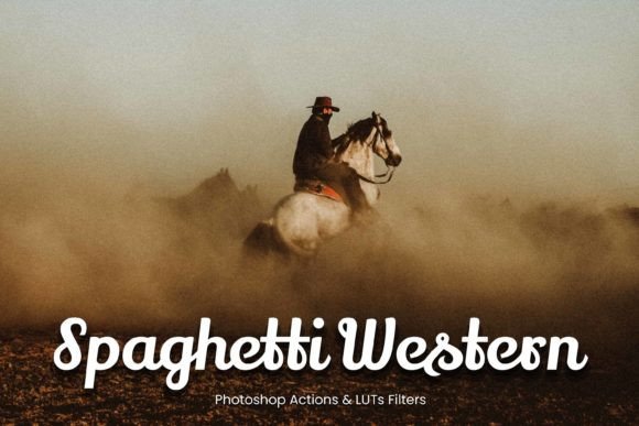 Download 10 Spaghetti Western Photoshop Actions - Photos Collection
