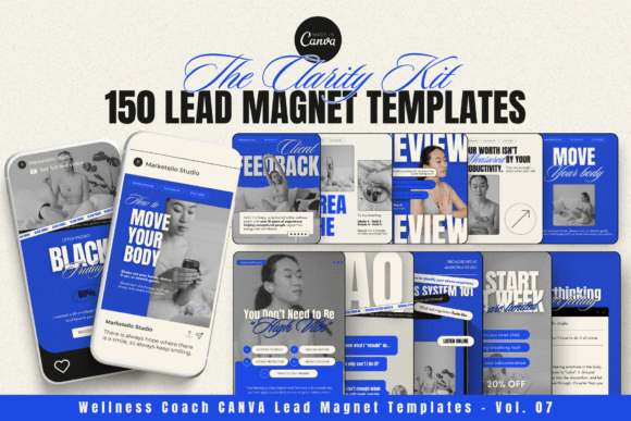Download Wellness Coach Lead Magnet Templates - Premium Resources