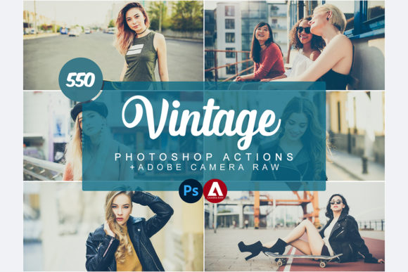 Download Vintage Photoshop Actions - Photos Collection