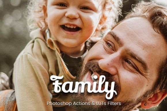 Download 30 Family Photoshop Actions, Video LUTs - Photos Collection