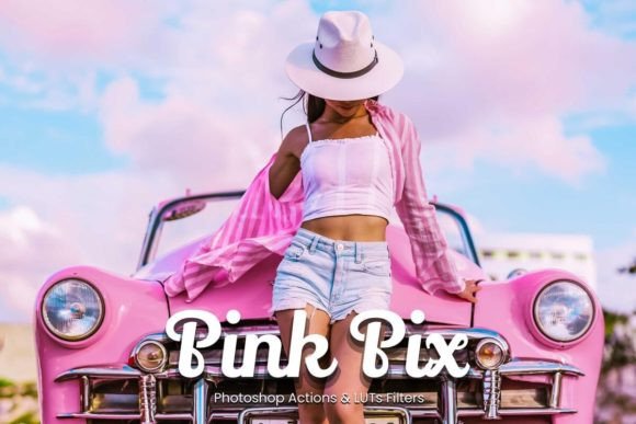 Download 14 Pink Pix Photoshop Actions - Photos Collection